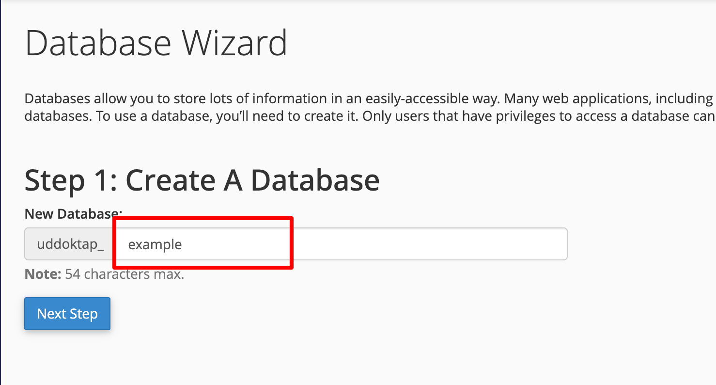 Database Name