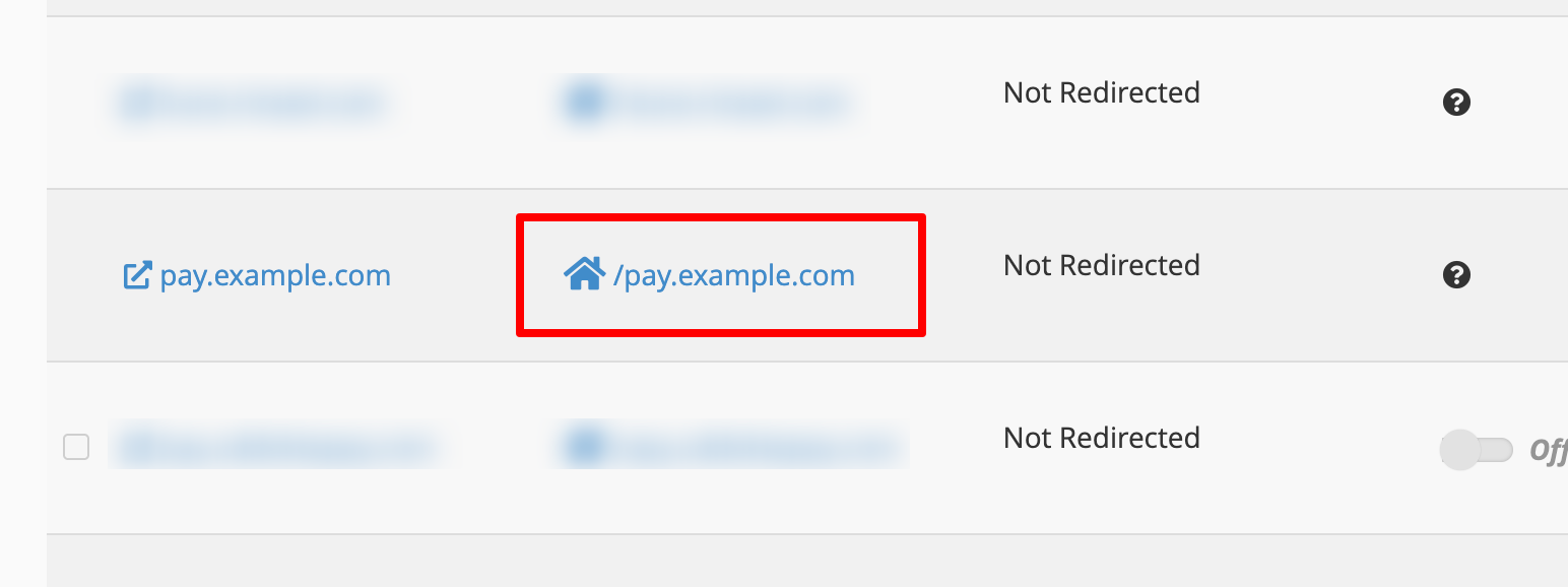 Subdomain Listed
