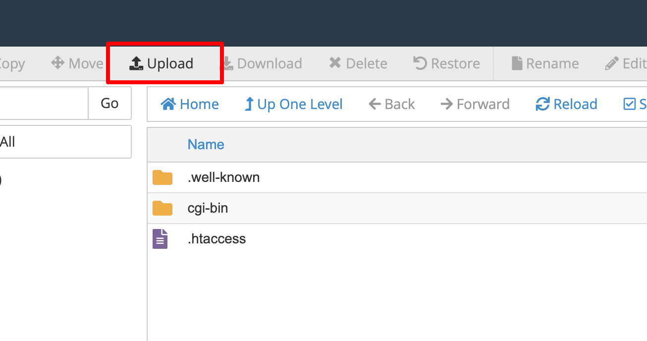 Upload Button