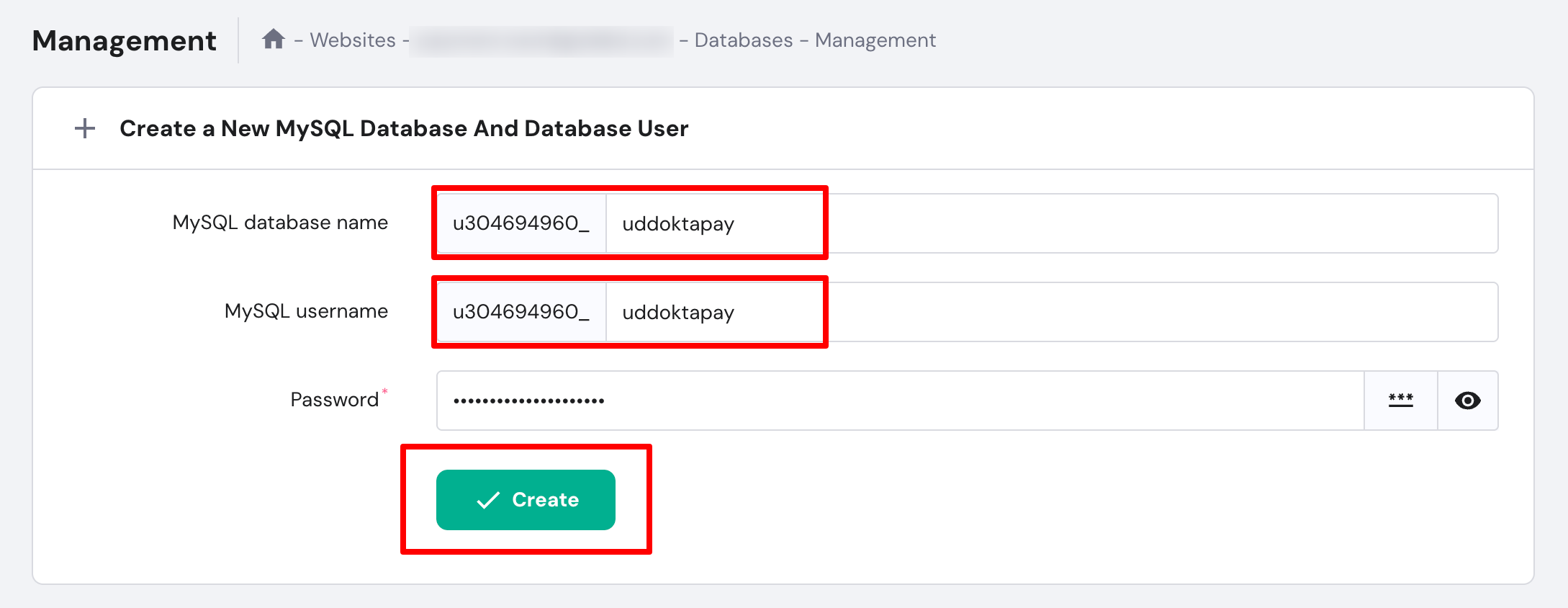 Database Details